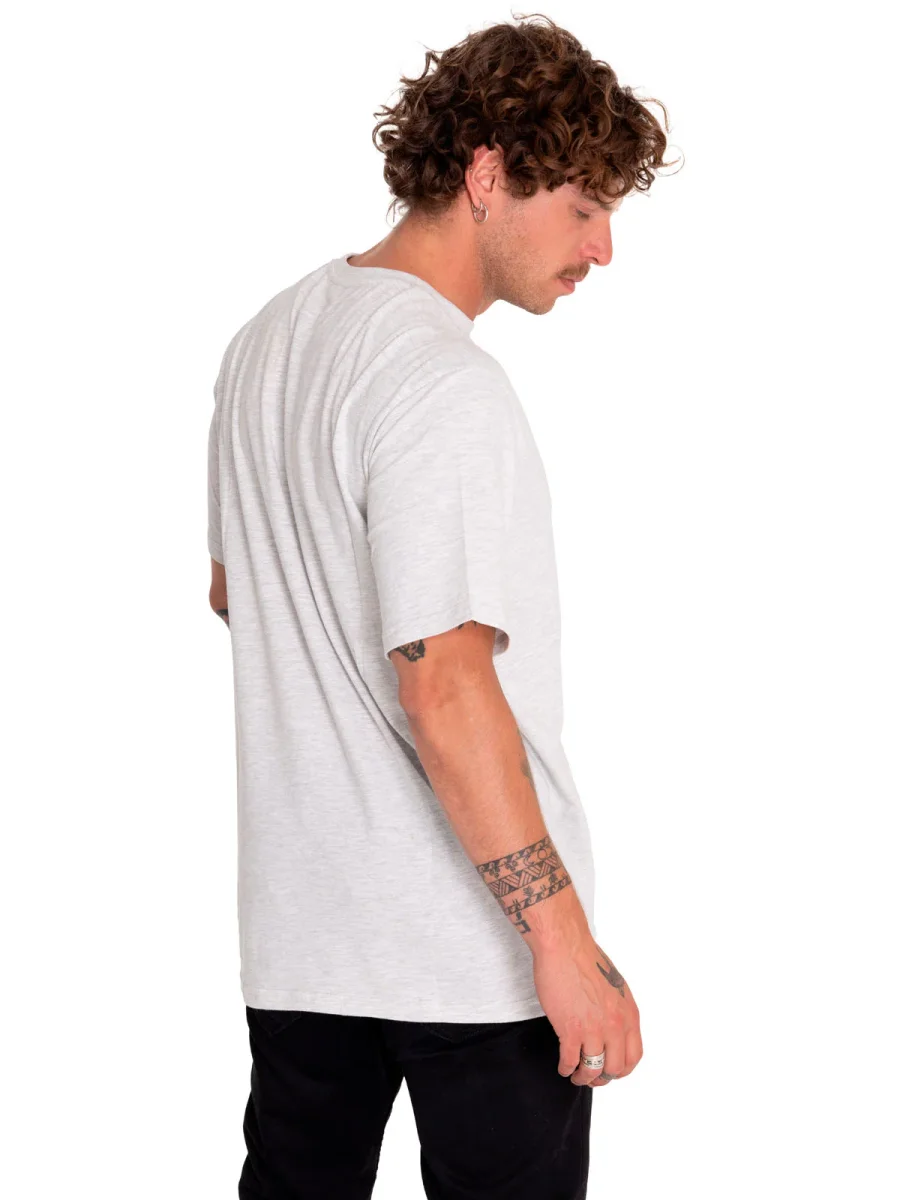 Polera Manga Corta Casual Hombre Urban Camo Graphic Tee 5 Gris Cat - Imagen 4