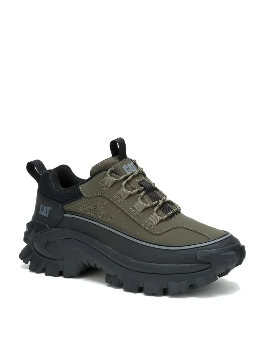 Zapatilla Casual Mujer Intruder Galosh 2.0 Lo Waterproof Verde Oliva Cat - Imagen 2
