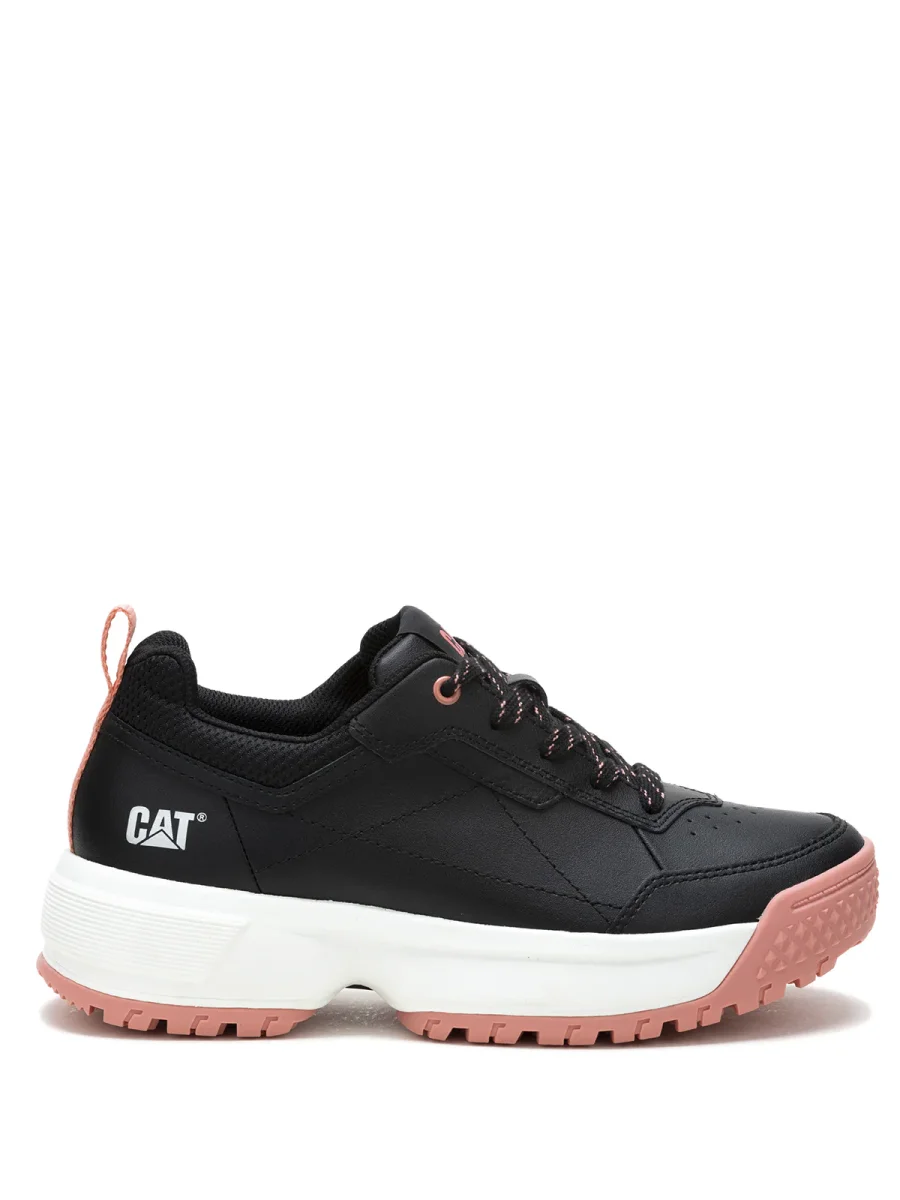 Zapatilla Cuero Mujer Flame Negro Cat - Imagen 4