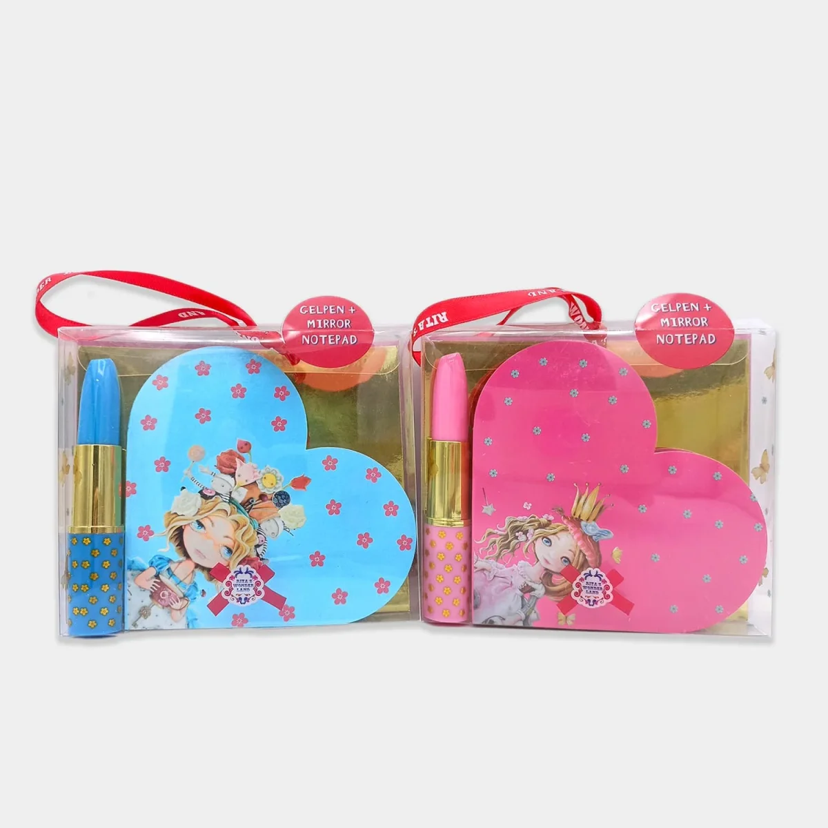 Set Rita´s Wonderland de bolígrafo de gel y bloc de notas con espejo, niña. - Imagen 3