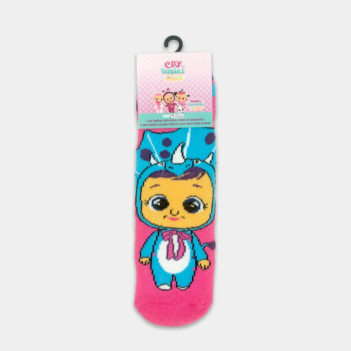 Pack de 2 calcetines antideslizantes Bebés Llorones para niña. - Imagen 8