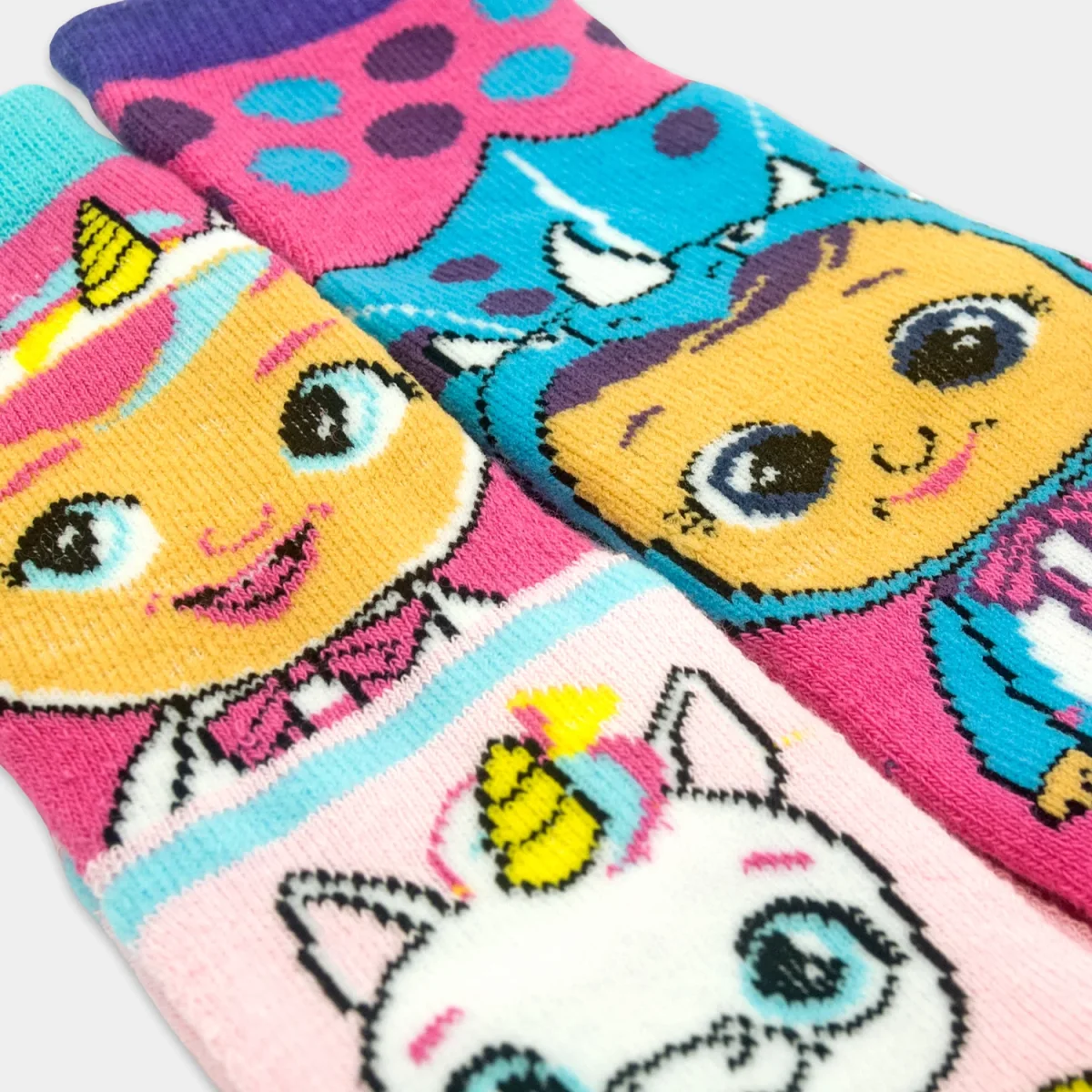 Pack de 2 calcetines antideslizantes Bebés Llorones para niña. - Imagen 3