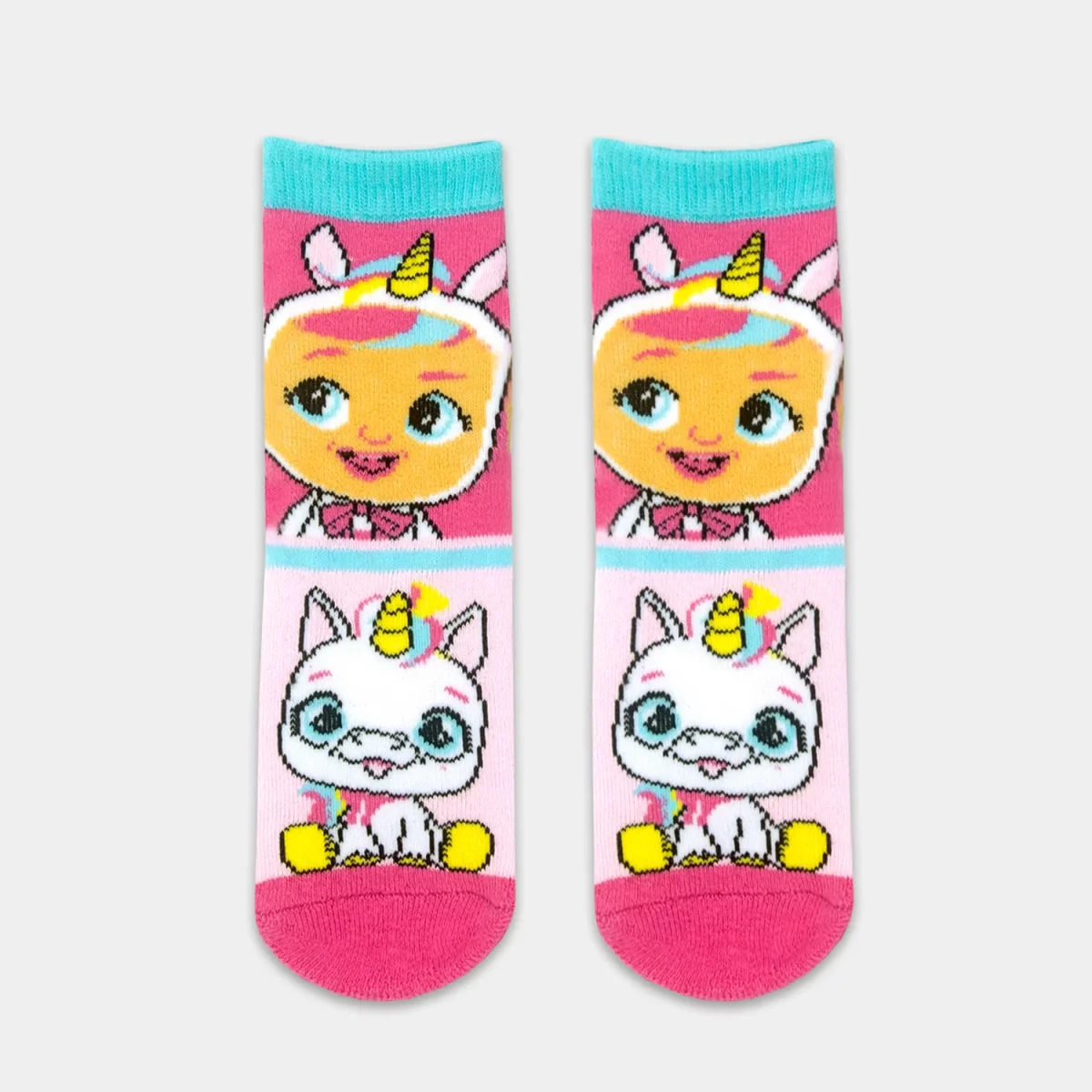 Pack de 2 calcetines antideslizantes Bebés Llorones para niña. - Imagen 6