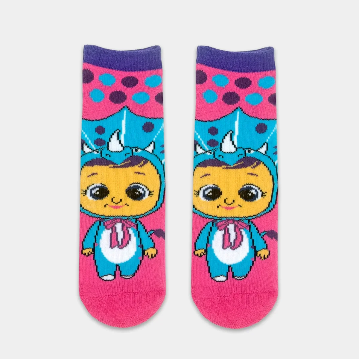 Pack de 2 calcetines antideslizantes Bebés Llorones para niña. - Imagen 4