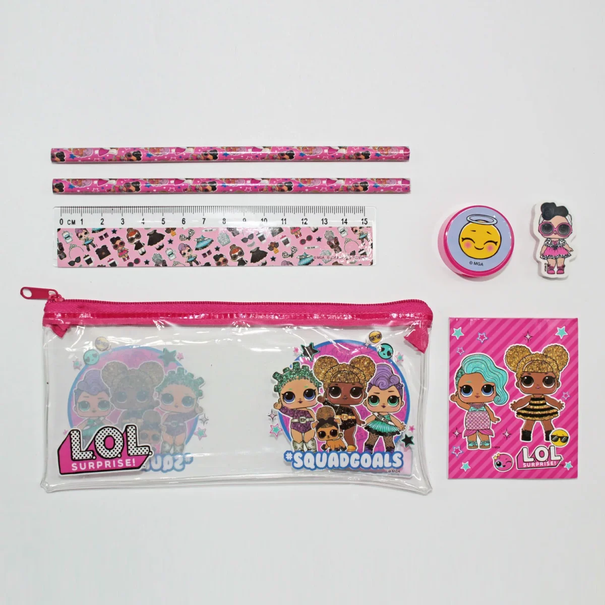 Estuche con instrumentos escolares de LOL para niñas - Imagen 3