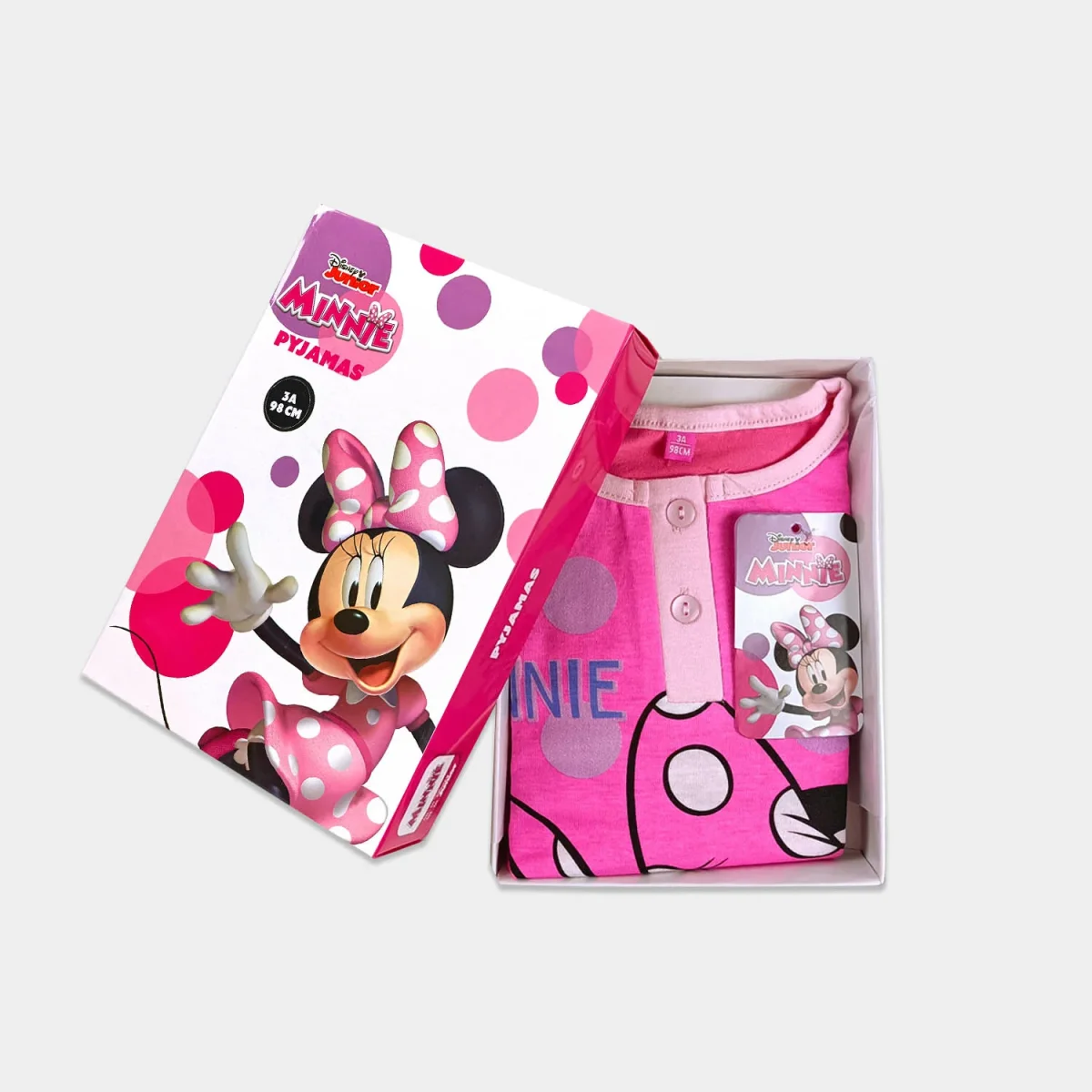 Pijama de verano Minnie Mouse para niña. - Imagen 8